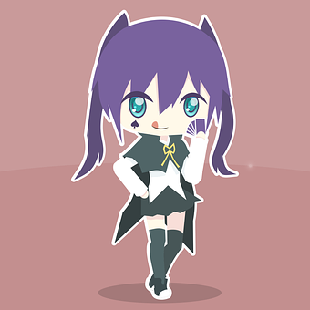 Κορίτσι, Anime, Κινουμενο Σχεδιο, Chibi
