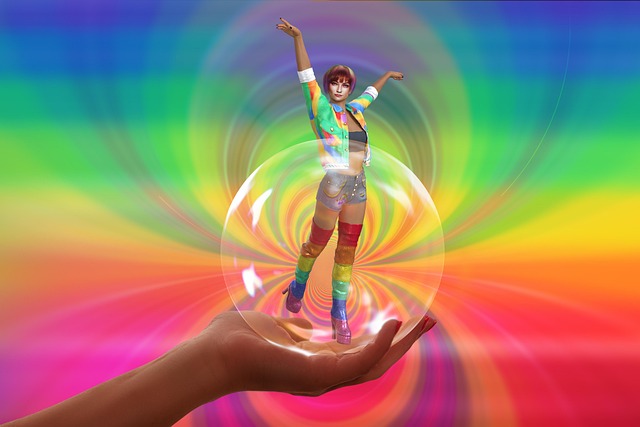 Free proud gender queer illustration