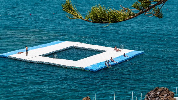 Havpool, Hav, Madeira, Flydende Platform