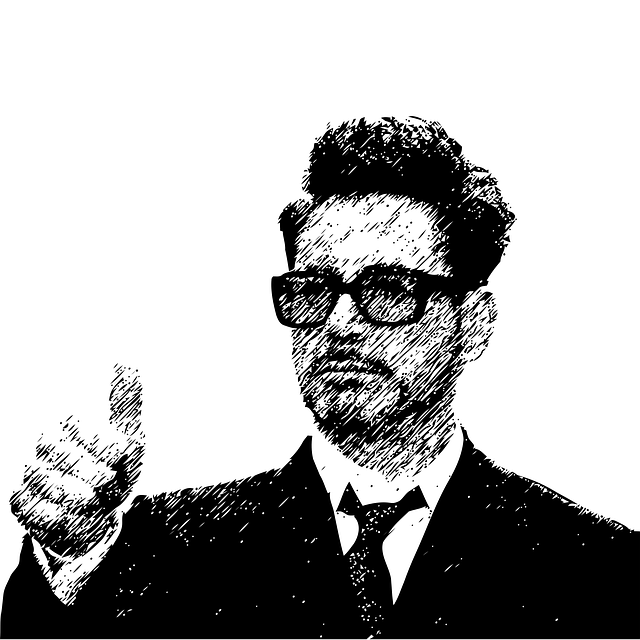 Free Tony Stark Iron Man vector and picture
