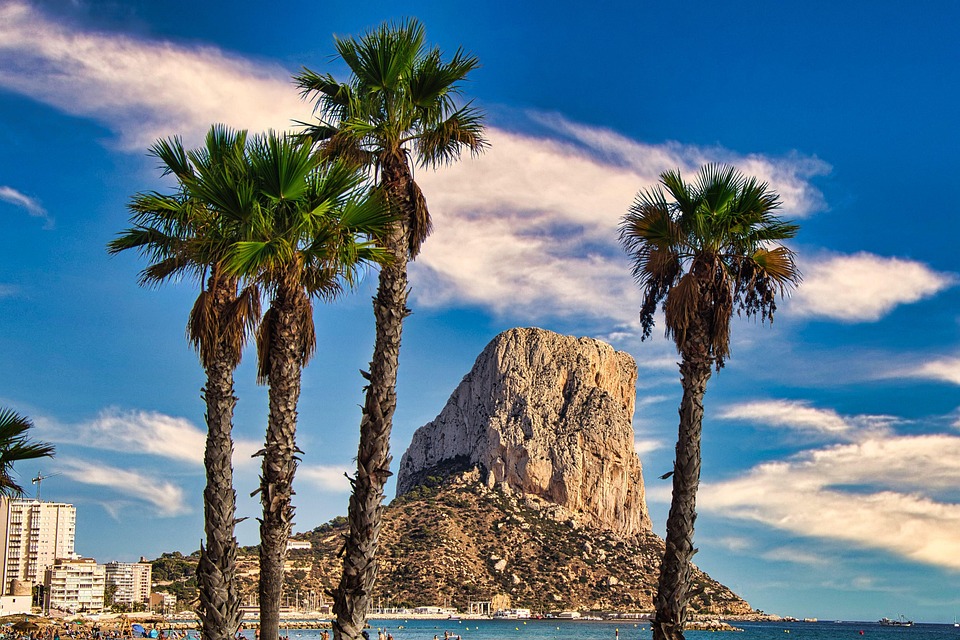 Perfect Original Photos about  Verwunderlich Calpe Spanien Karte Bild  as Your HD Pictures