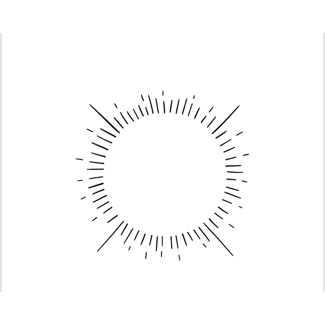Free circle nature frame illustration