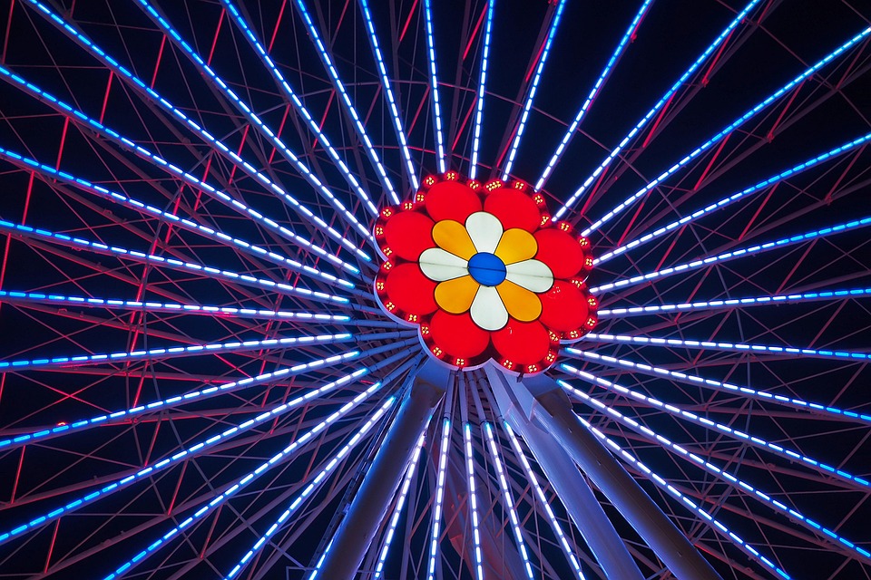 Grande Roue Parc D'Attractions - Photo gratuite sur Pixabay
