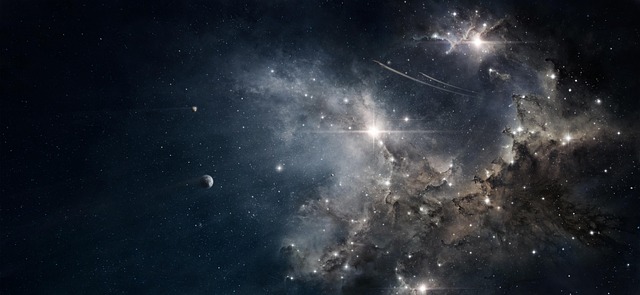 Free stars galaxy space illustration