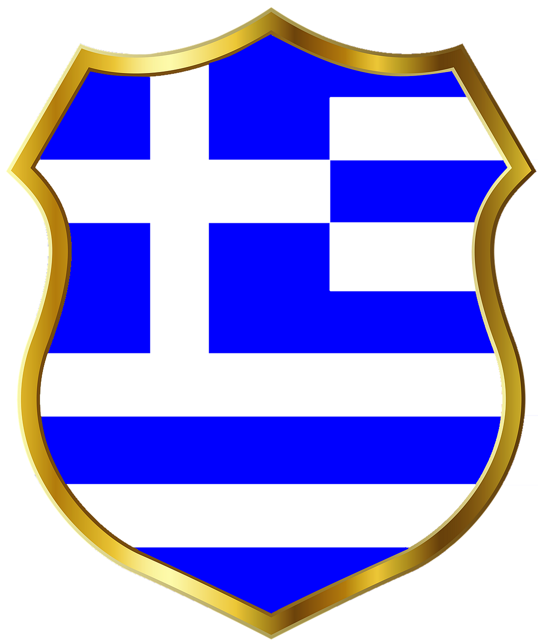 Griekenland Vlag Insigne Blauwe Gratis Afbeelding Op Pixabay Pixabay