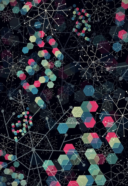 Free Hexagon Pattern Snowflake Pattern illustration and picture