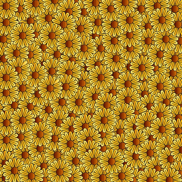 Free floral wallpaper floral background yellow flowers illustration
