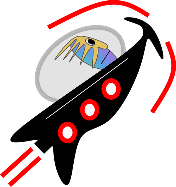 Free rocket takeoff blastoff vector