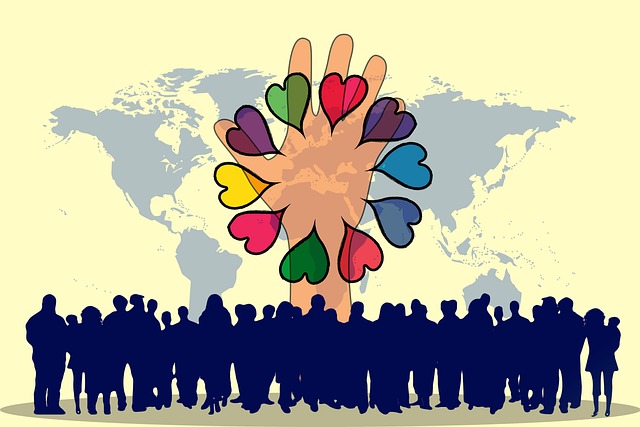 Free volunteering volunteer hands illustration