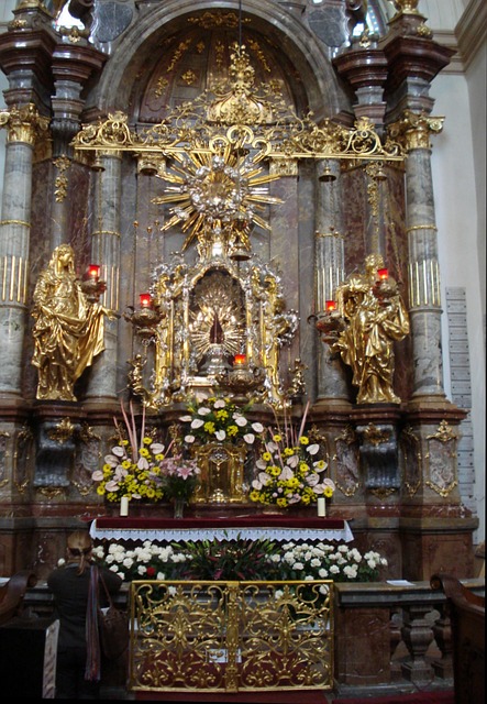 Free Church Altar photo and picture