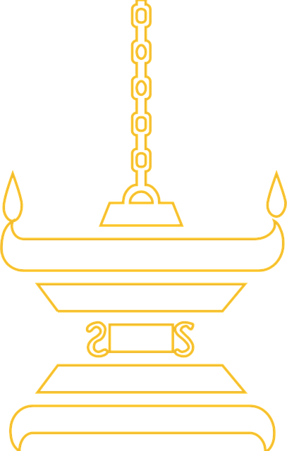 Free rangoli lamp diya vector