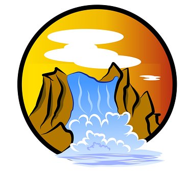 Cachoeira, Natureza, Arte, Desenhando