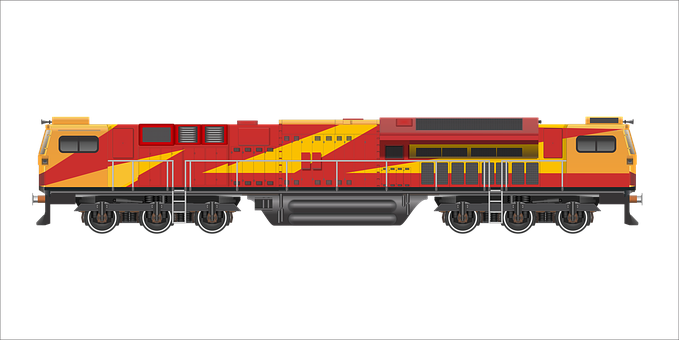 Free Engineelectrictrain Railway illustration and picture