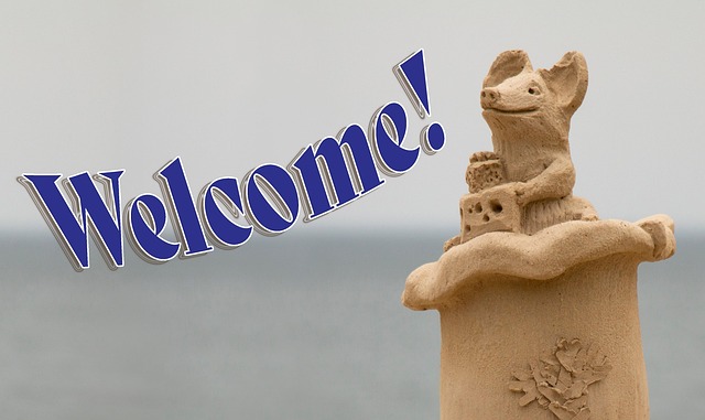 Free Welcome Sand photo and picture