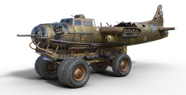 Free vehicle chassis plane illustration