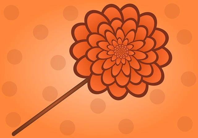 Free dahlia flower background nature vector