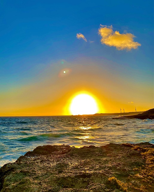 Sol, Dawn, Mar, Céu, Natureza, Calma