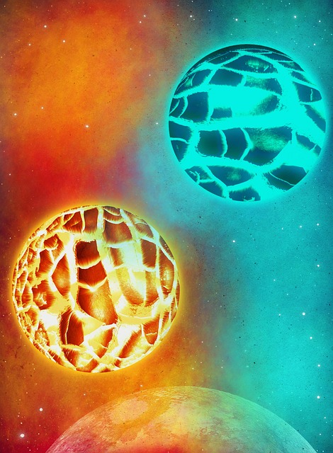 Planeten, Kosmos, Raum, Galaxis