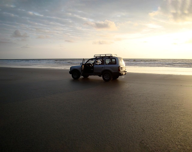 Free Car Beach photo and picture