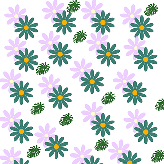 Free Flowers Floral Pattern illustration and picture