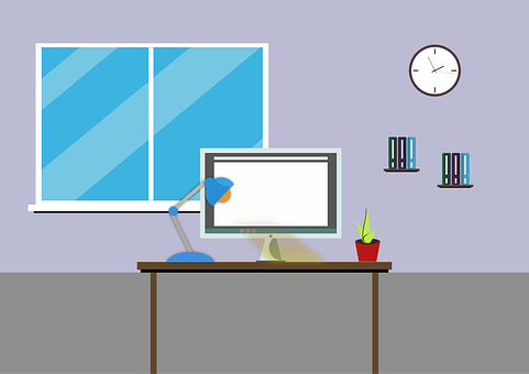 Zimmer, Büro, Desktop, Wohnung, Natur