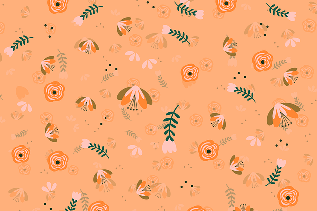 Free flower beautiful flowers pattern vector