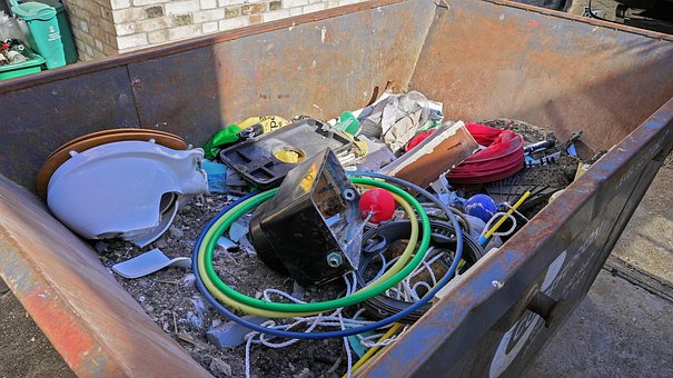 Überspringen, Abfall, Müll, Recyceln