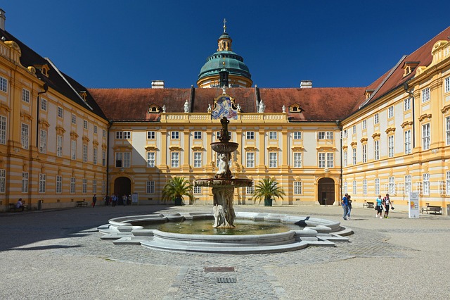 Melk, Østrig, Abbey, Arkitektur, Wachau