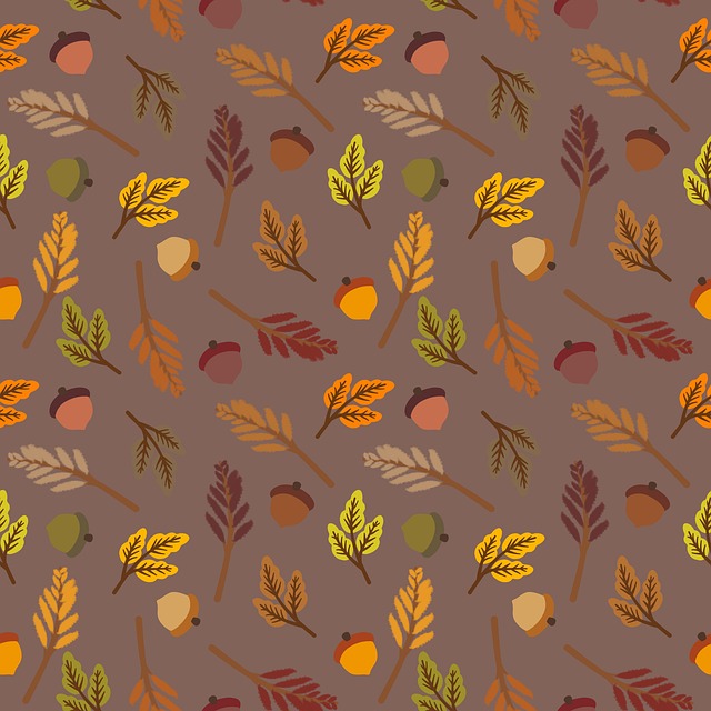 Free fall autumn nature illustration
