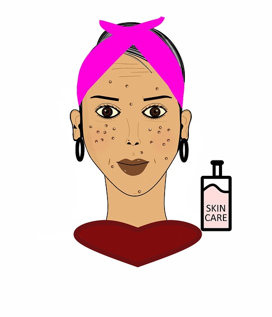 Free woman face cream illustration