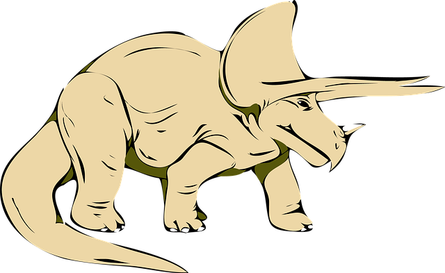 Dinosaurio, Triceratops, Animal