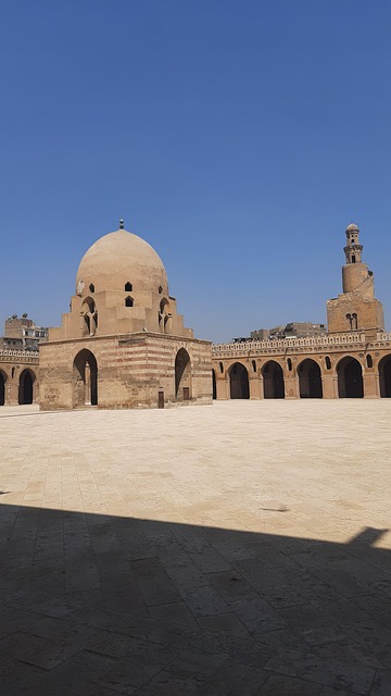 Bygge, Gammel, Moské, Cairo, Kamera