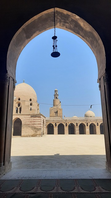 Bygge, Gammel, Moské, Cairo, Kamera