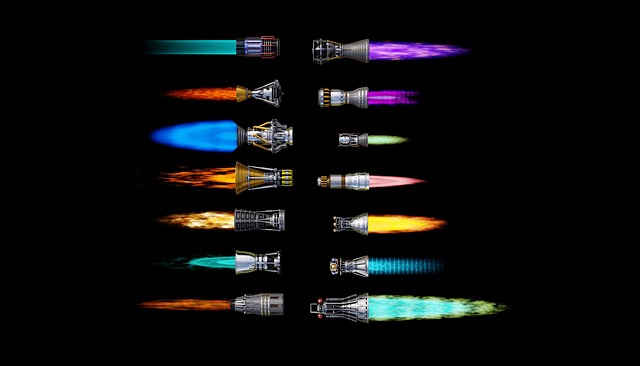 Free engine rocket spaceship illustration