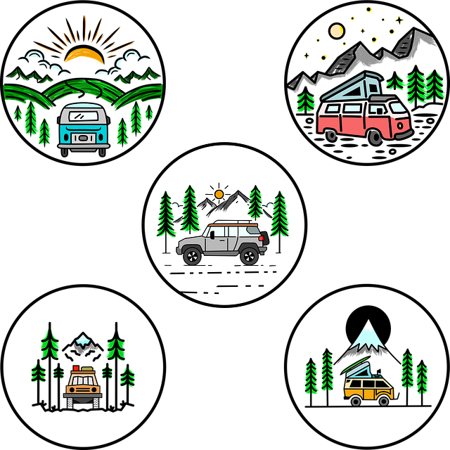 Free Camper Camping vector and picture