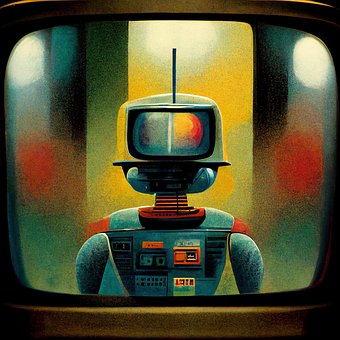 Robô, Futuro, Tecnologia, Retro, Vintage