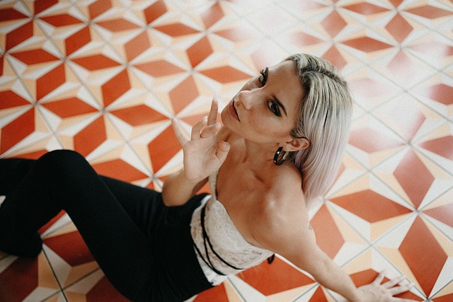 Mujer, Retrato, Rubia, Pose