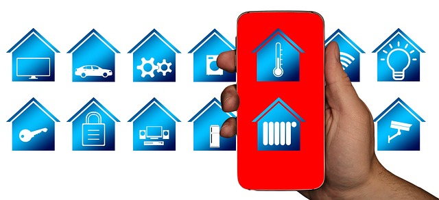 Free energy crisis heating smartphone illustration