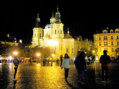 Free Prague City Square photo and picture