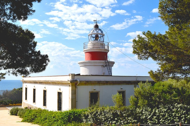 Leuchtturm, Liebling, Wolken, Salou