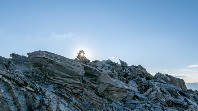 Alpii, Peisaj, Natură, Soare, Cairn
