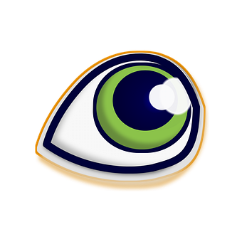 Auge, Augen, Augapfel, Toon, Karikatur