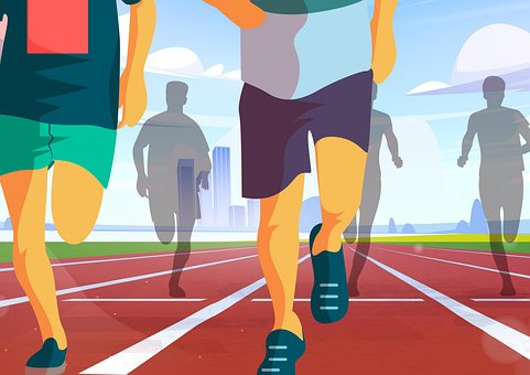 Free Legs Runner illustration and picture
