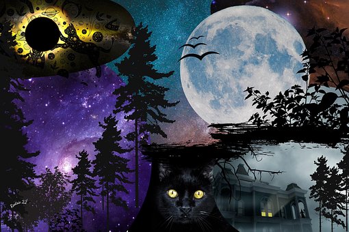 Espacio, Cielo Espeluznante, De Miedo