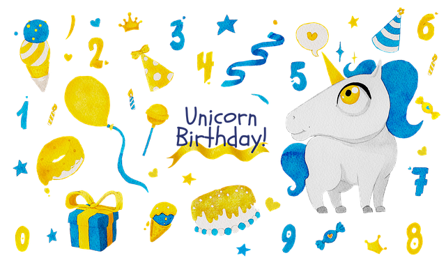 Unicórnio, Feliz Aniversário