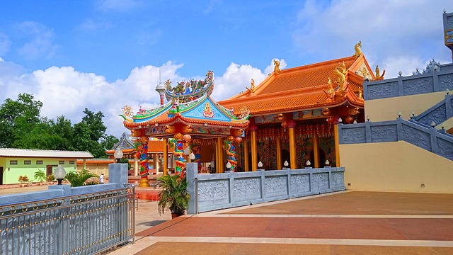 Kina, Asien, Thailand, Arkitektur, Rejse