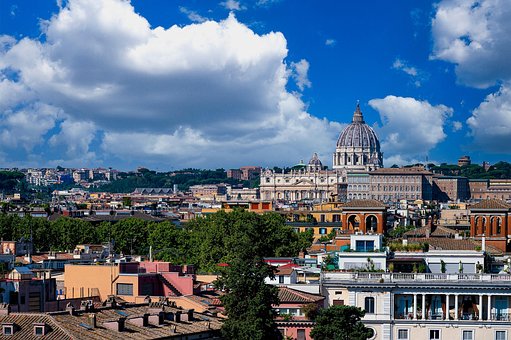 Rome, Stad, Stedelijk, Italië, Landschap