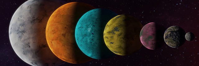 Planeter, Exoplaneter, Måne, Plads