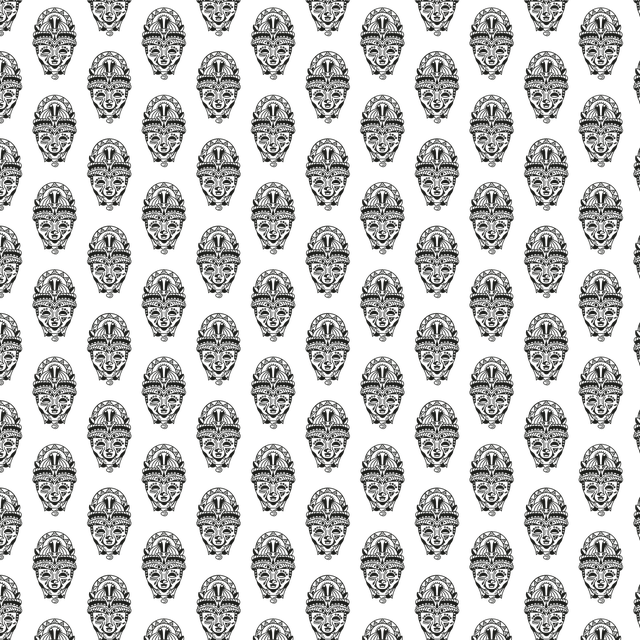 Free mask texture pattern vector
