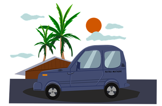 Free Car Journey illustration and picture